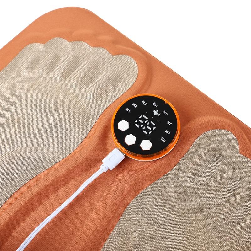 Massage Mat with EMS Technology-Rechargeable Pulse Stimulation Pad for Reflexology, Plantar Fasciitis Relief & Muscle Relaxation