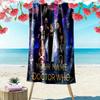 Custom Name Doctor Who Print Beach Towel, Large Soft Quick Dry Towel for Beach Camping Swimming -HE45