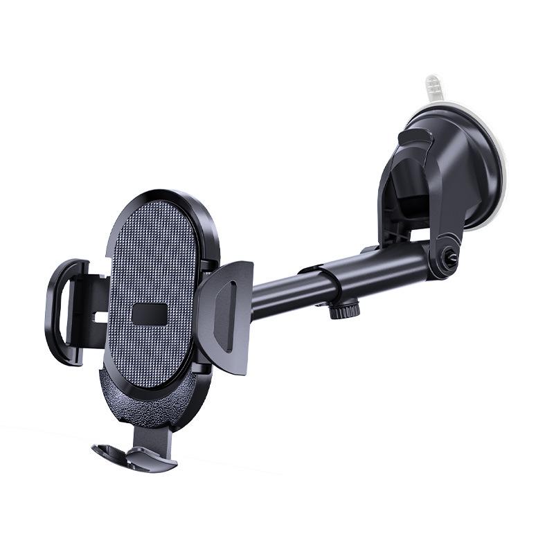 Larger Telescopic Car Phone Holder with Suction Cup and Air Vent Mount