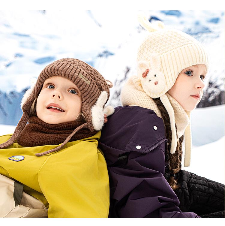 Children's Cute Ear Knit Hat - Warm, Windproof & Versatile Wool Hat