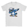 Dabbing BlueJaysBird Unisex T Shirts Funny Tee Shirt Short Sleeve Crewneck TShirt Cotton Gift Idea Clothing
