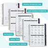 2026 Planner, Monthly and Weekly Calendar 2026, Jan.2026-Dec.2026, 8.5'' x 6.5'' with Monthly Tabs, Hardcover, Thick Paper, Back Pocket, Strong