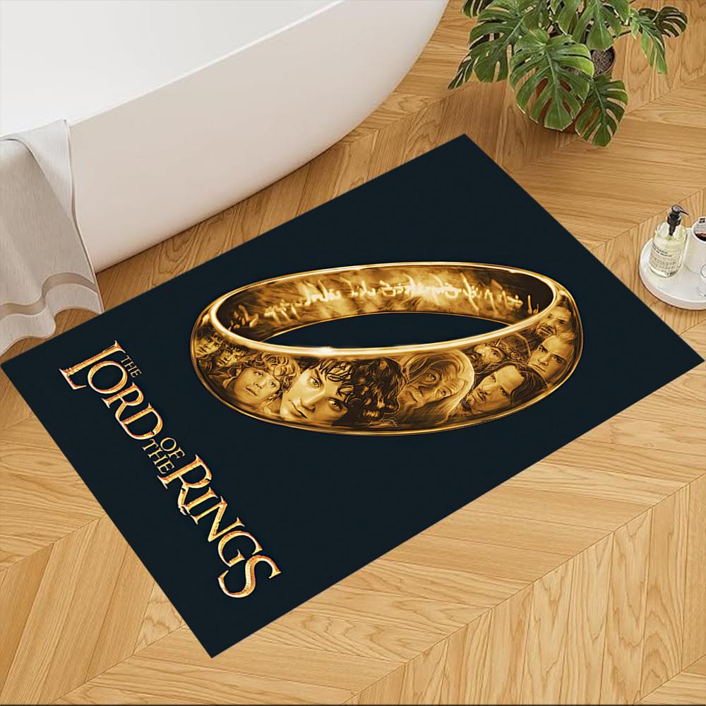 Lord Rings Area Rug Perfect for Bedrooms Game Room Playrooms Outdoor Anti-slip Rug Anime Office Decor Luxury Gift for Birthday, Christmas, Wedding
