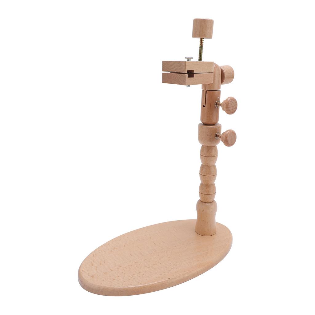 Suport Cerc Broderie Rotativ Ajustabil Lemn de Fag Suport Cerc Broderie pentru Artă Meșteșug Cusut Need