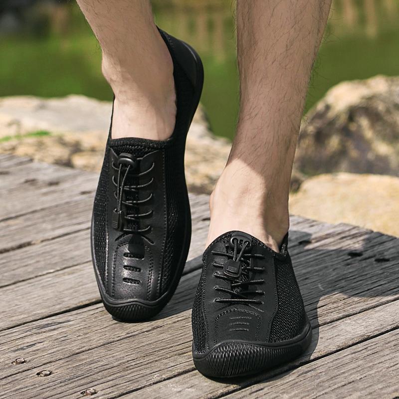 Fashion Summer casual and comfortable men's mesh breathable shoes  Non Slip Fashion Sneakers Comfortable Adult and Youth Walking shoes