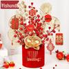 Yishunda New Year Lucky Flower Ornaments