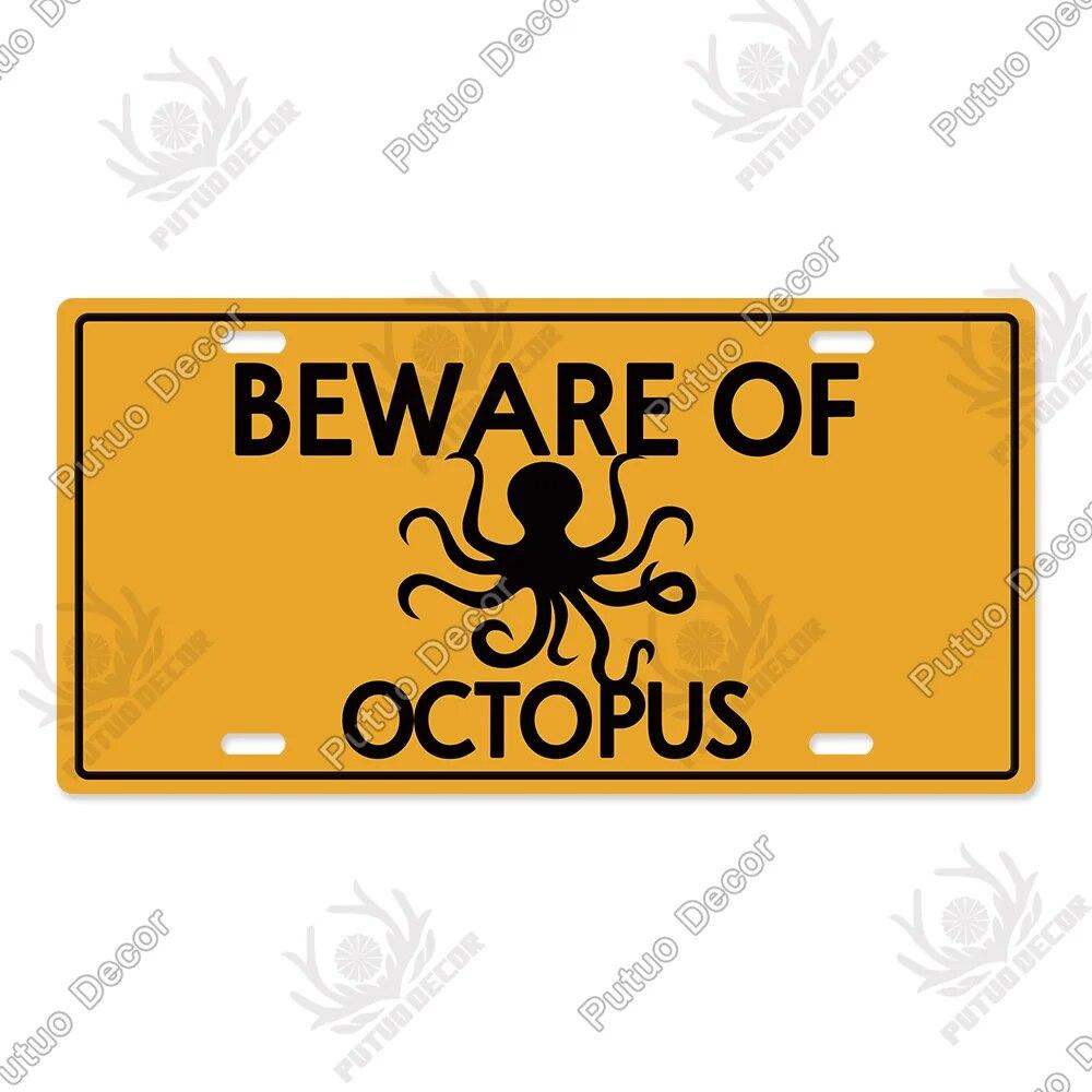 Putuo Decor Warning  Game Zone Tin Sign License Plate Plaque Metal Vintage Poster for Man Cave Pub Club Park Wall Art Decor