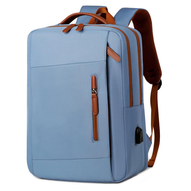 New stylish backpack, large-capacity multi-functional computer bag, simple leisure travel business travel backpack