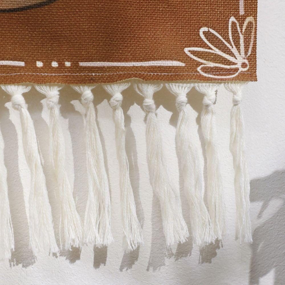 Sunrise and Sunset Wall Tapestry Macrame Wall Hanging Decor New Boho Home Decoration  Home Room