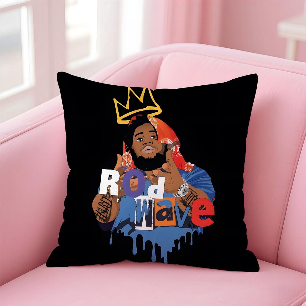 RAP Rod W-Wave Cushion Cover Comfortable Reversible Pillow Cover Ideal for Car Sofa Bedroom & Beyond