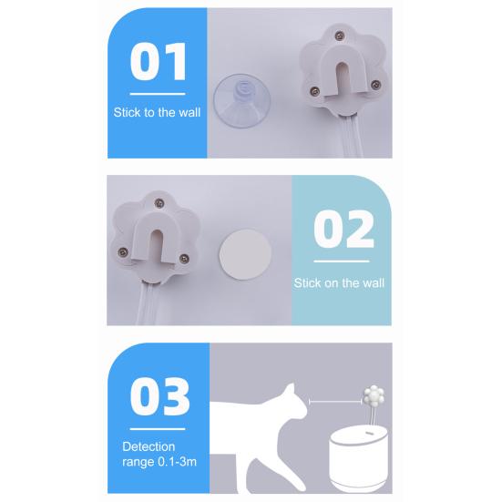 Brunnen-Bewegungssensor, Infrarot-Radar, empfindliche Reaktion, energiesparend, Katzenbrunnen, Bewegungssensor, Schalter, Heimtierbedarf