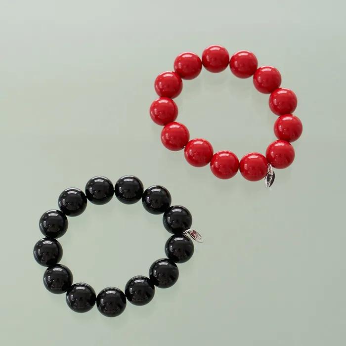 black ball bracelet