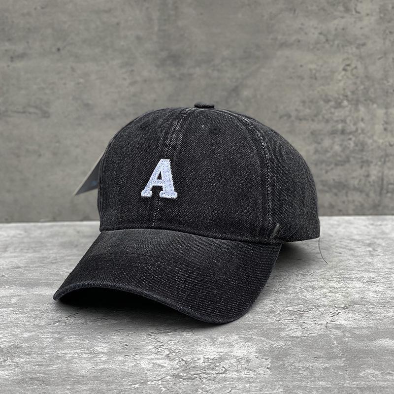C Letter Denim Baseball Cap Women'S Spring And Summer Ins Style Versatile Casual Cap Men'S Trendy Hat Soft Top