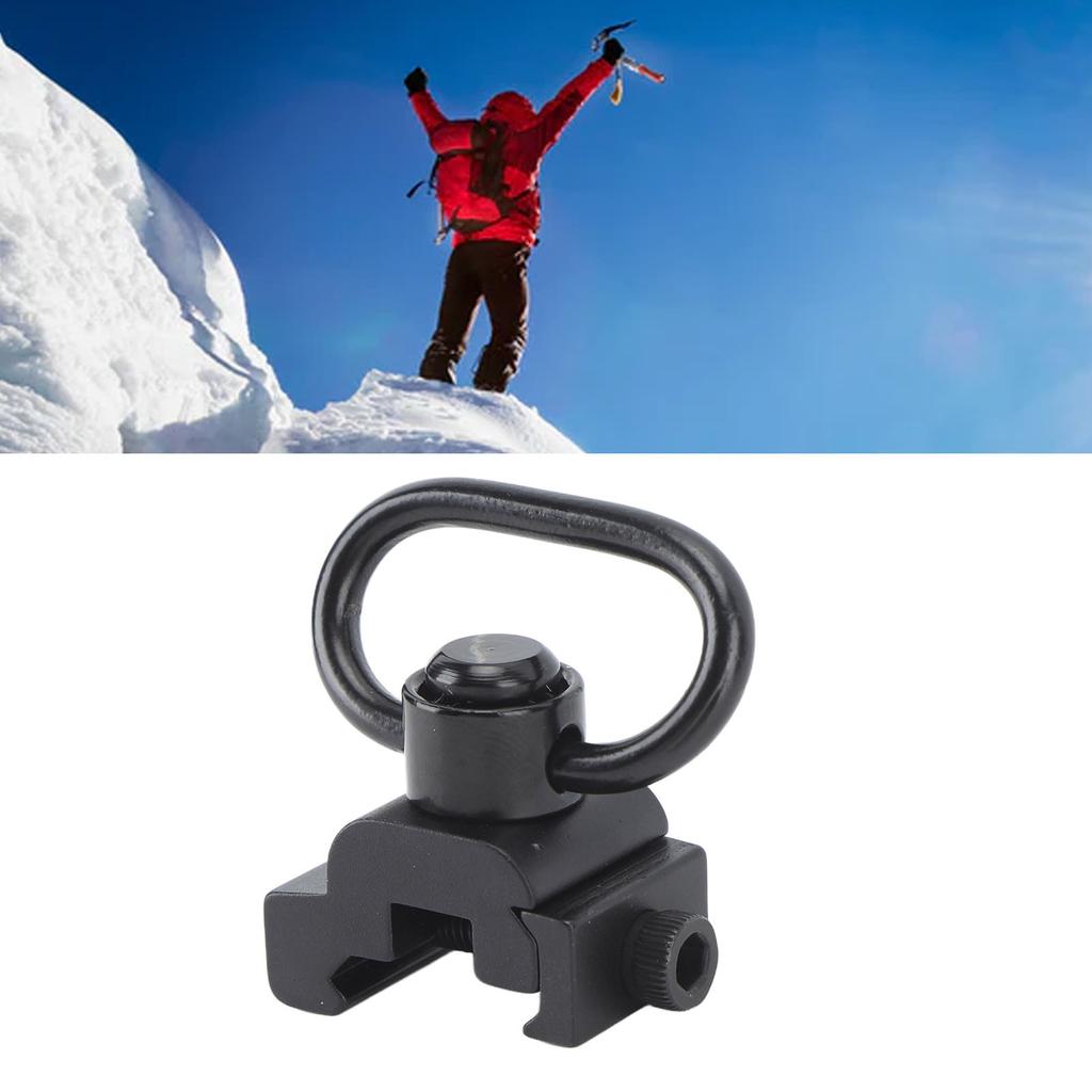 Quick Detach Sling Fit 20mm Rail 360 Degree Rotation Sling Swivel Mounts for Two Point Traditional Sling