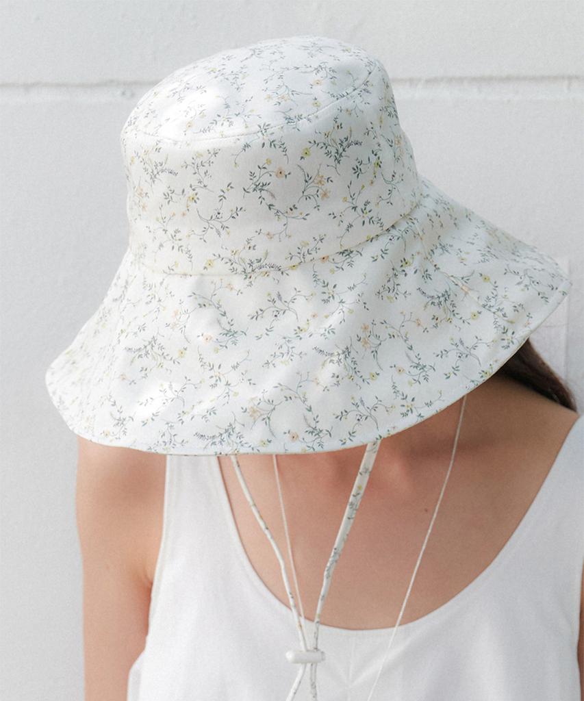 Obeulla Garden Bucket Hat_Ivory Graden Ha068