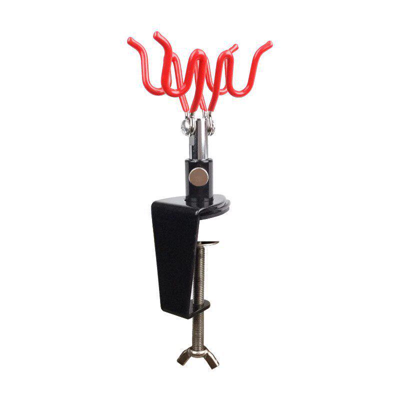 

Universal Spray Gun & Pen Holder Clamp Stand - Metal Desk Rack for Model Figures