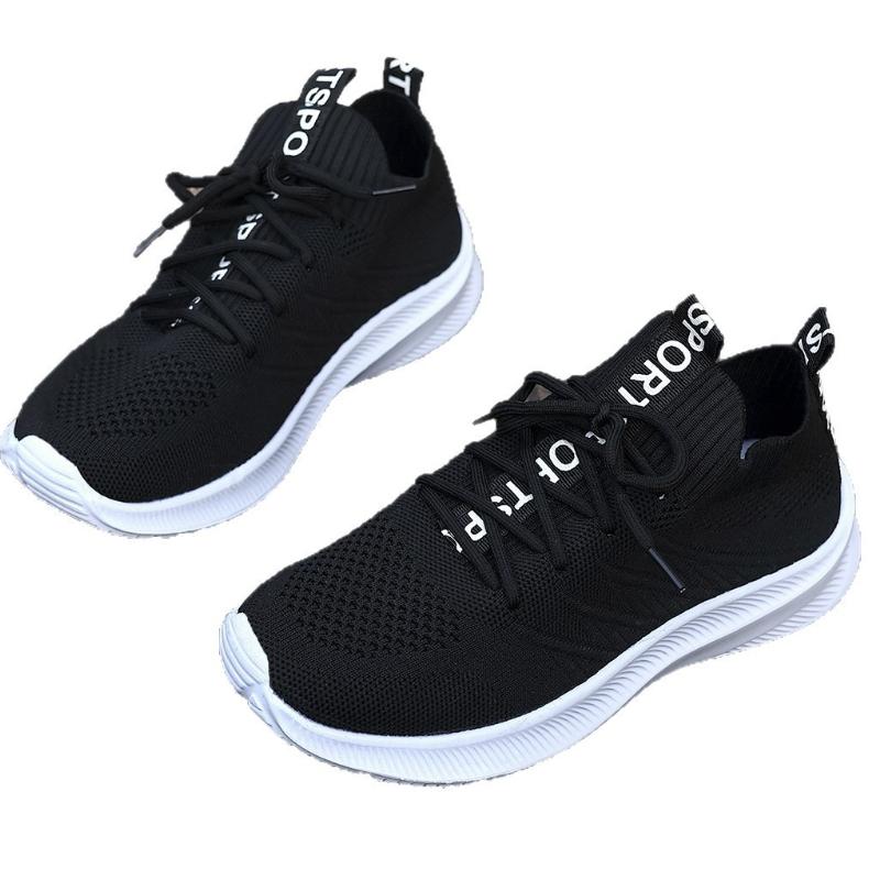 

Fashion New Sneakers Women s Shoes Soft Bottom Breathable Spring and Autumn Ladies Casual Breathable Running Walking Mesh Footwear 43 чёрный