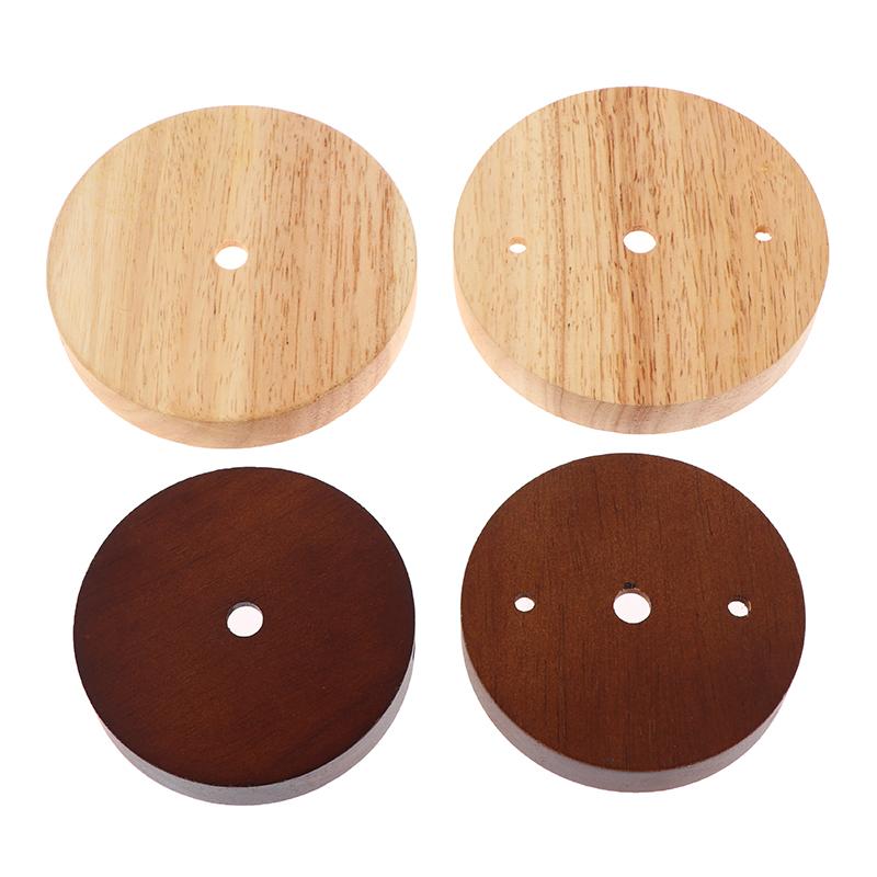 10/12Cm Holz Lampenfuß Modern Deckenplatte Holz Deckenhalter Pendelleuchte Fassung Kronleuchter Basis DIY Beleuchtungszubehör