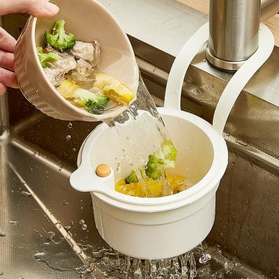 Kitchen Sink Filter Strainer Multifunctional Drain Basket Fruit Vegetable Drainer Rack Water Filter Kitchen Organizer Basket