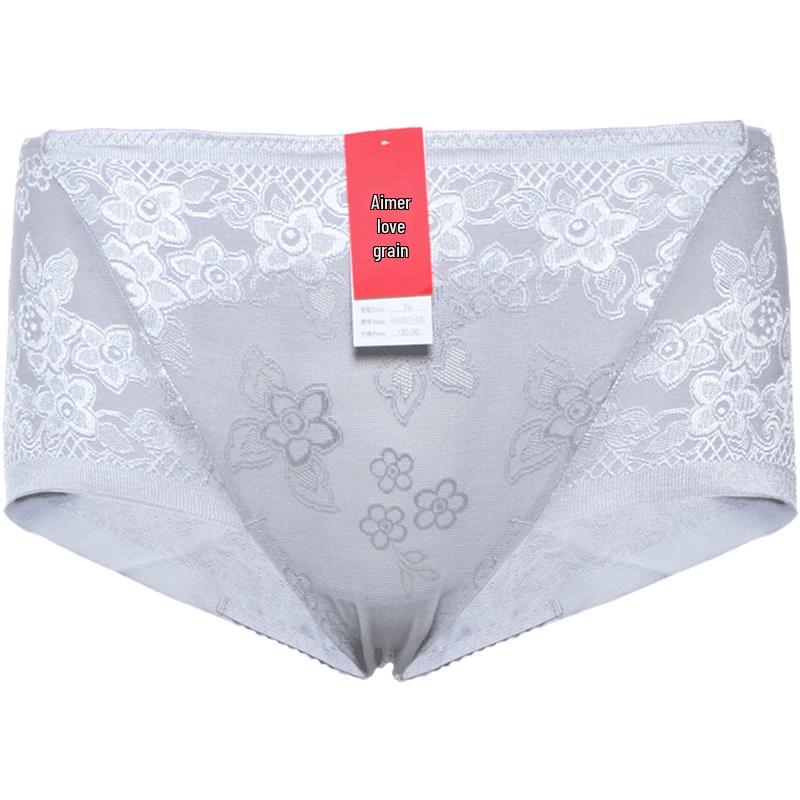 

Женские жаккардовые хлопковые трусы-боксеры со средней посадкой и хлопковой ластовицей Aimer L