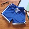 Sommer Herren Sportshorts Schnelltrocknend Atmungsaktiv Fitnessstudio Workout Kurze Hosen Elastischer Bund Kordelzug Athletisch Laufen Fitnessshorts