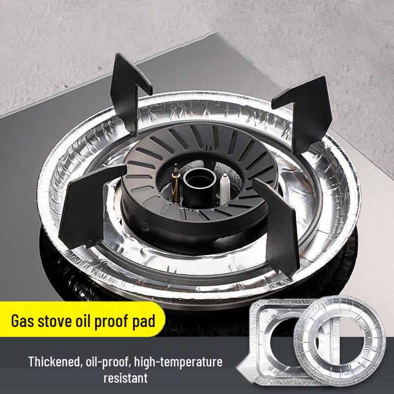 Oil-Proof Gas Stove Protective Mat - Universal Aluminum Foil Cover