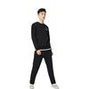 Li Ning Sweatshirts Men's Black Crew Neck Moderate Regular AWDS813-4