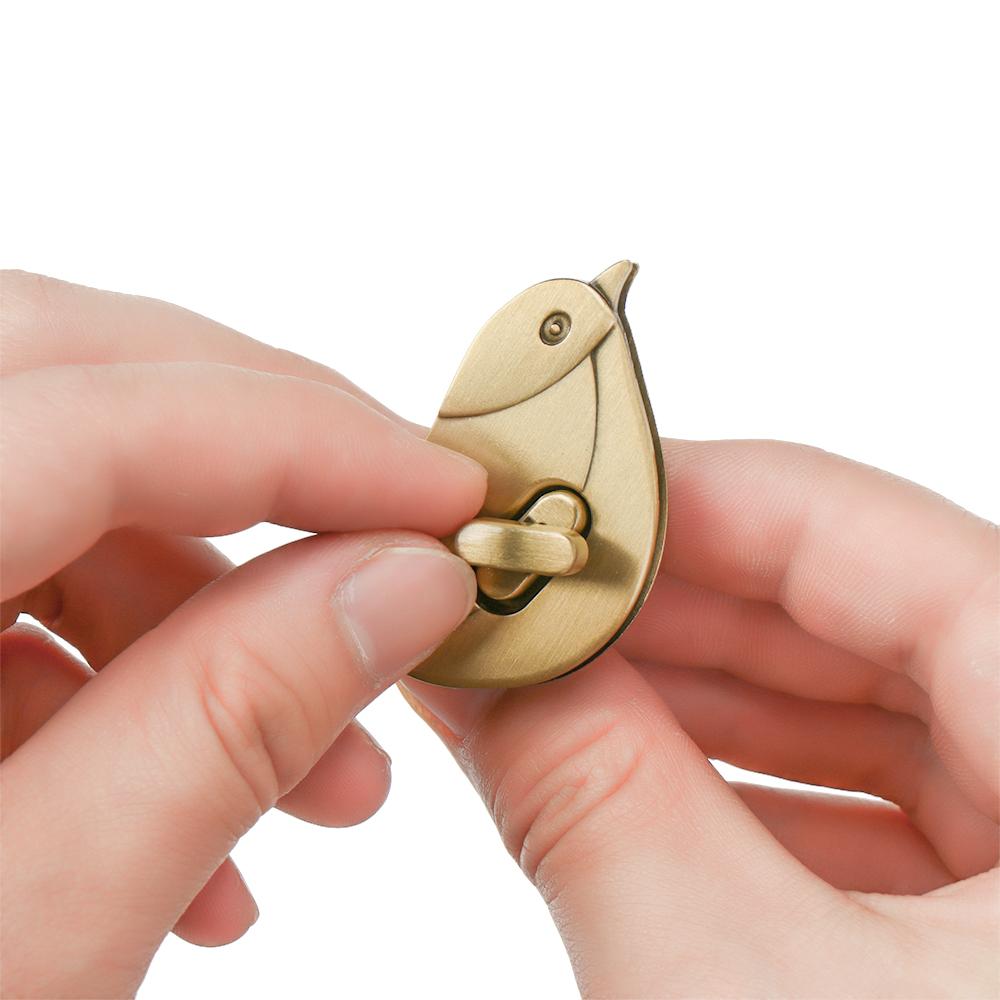 4 Colors Shoulder Bag DIY Locks Clasp Handbag Leather Craft Hardware Accessories Bag Turn Lock