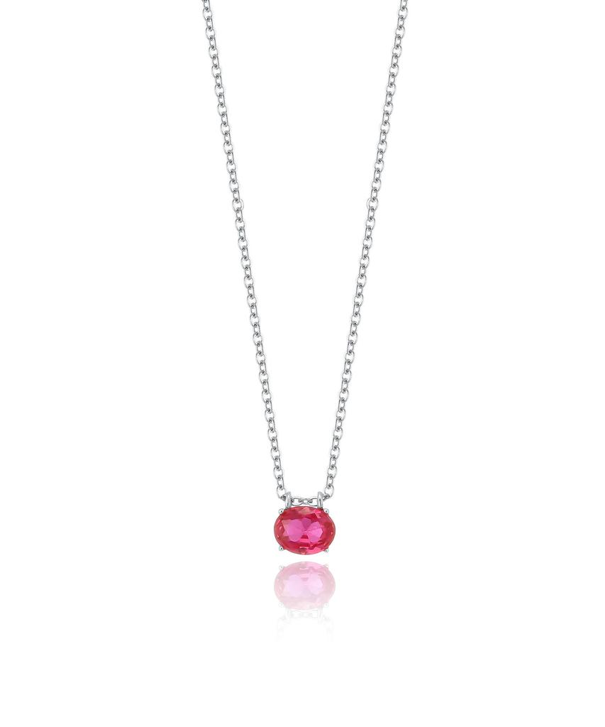 Lloyd Ruby Bar 10K Gold Necklace Lnf25006D