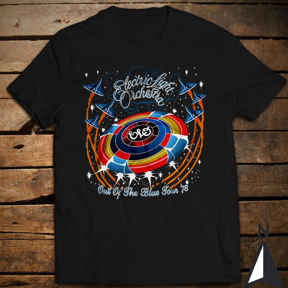 Classic Music T-Shirt Out of the Blue Electric Light Orchestra ELO Turn To Stone