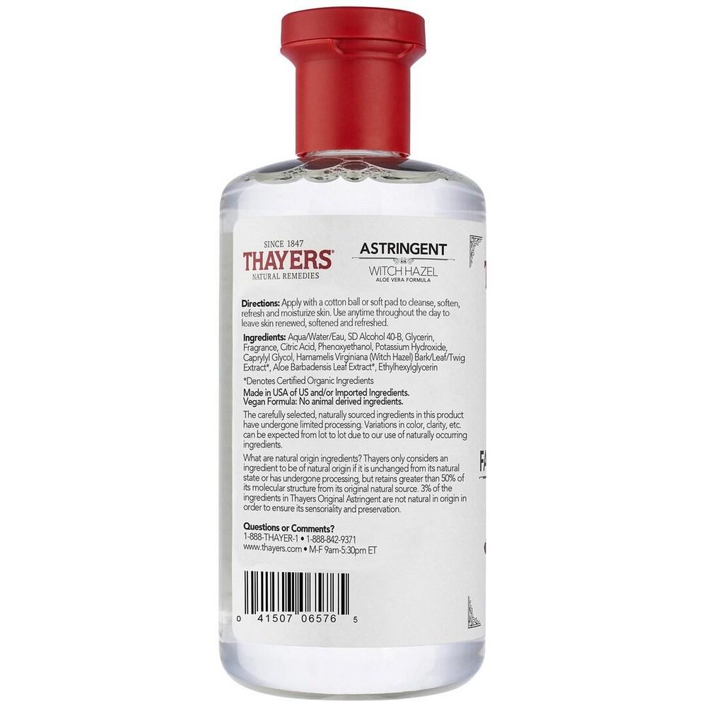 Thayer's Hamamelis Adstringent Original, 355ml, 1 Einheit