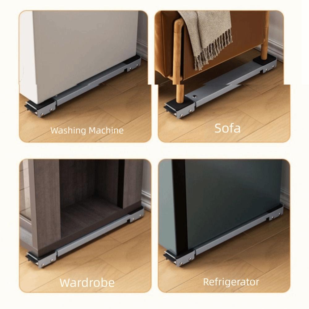 With Wheels Refrigerator Stand Durable Mobile Roller Bracket Adjustable Stand  Furniture