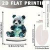 2D Flat Acrylic Panda Decoration, Indoor and Outdoor Decoration - No Battery/electricity Required, Free Day Decoration, Shop Decoration,