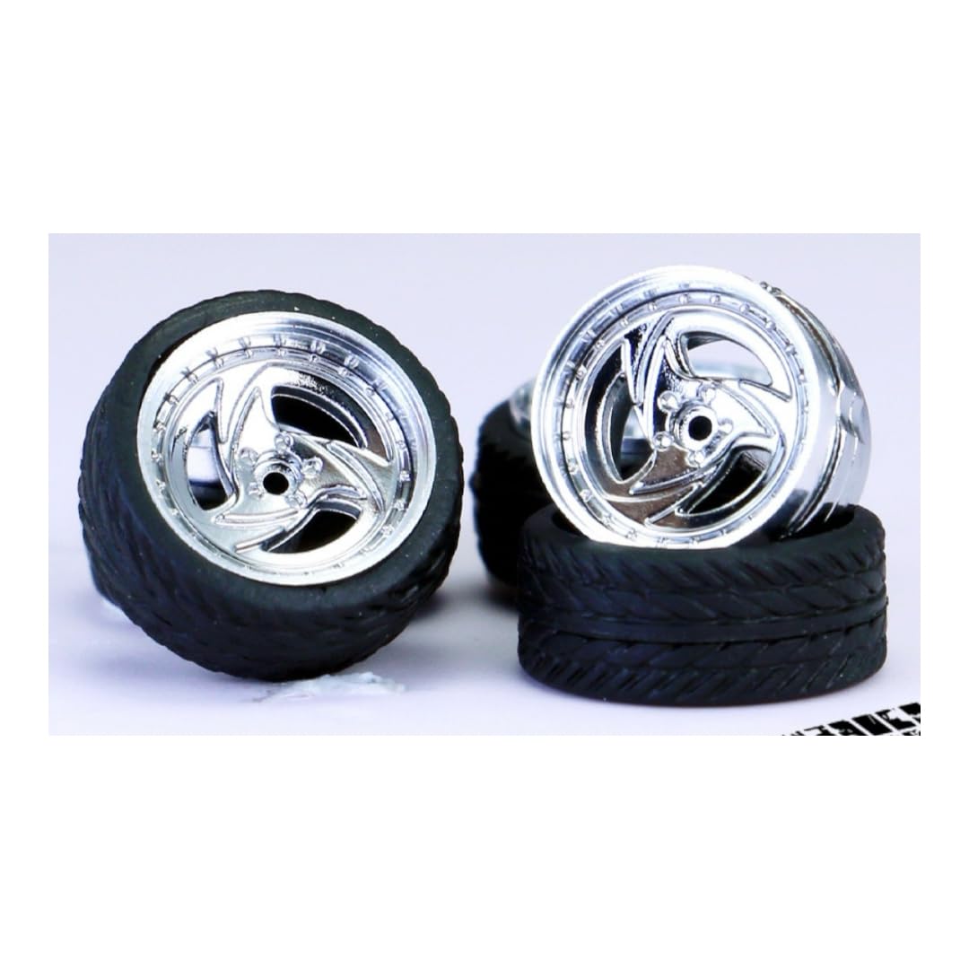 

Custom Wheel for 1 Mini Car 1/64 HW-H5 Approx. 11.0mm etc. [Item] срібний