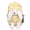 Cute rabbit schoolbag girl new fashion girl high-value student doll backpack junior high school student backpack