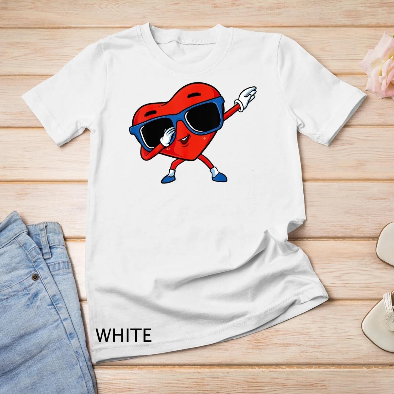 Мальчик с сердцем в стиле даб Валюшка Даб Любовь День Святого Валентина Футболка для мальчиков S