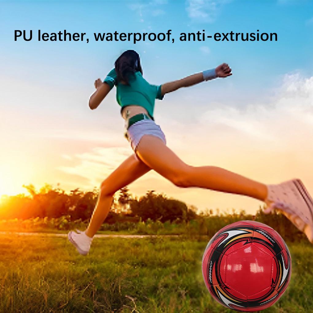 Taglia 5 Blu Sportivo Pelle PU Cucita a Macchina Pallone da Calcio Bambini Palloni da Calcio Professionali Impermeabile Anti-pressione