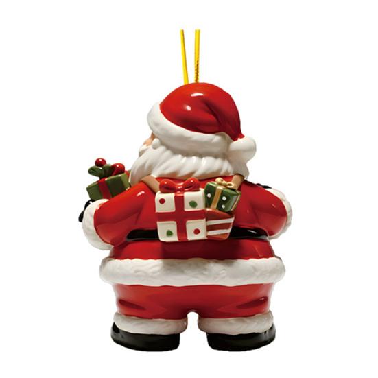 Christmas Ornament 2D Flat Acrylic Santa Claus/Snowman/Puppy Christmas Tree Hanging Ornaments for Holiday Tree Window Wall Decor