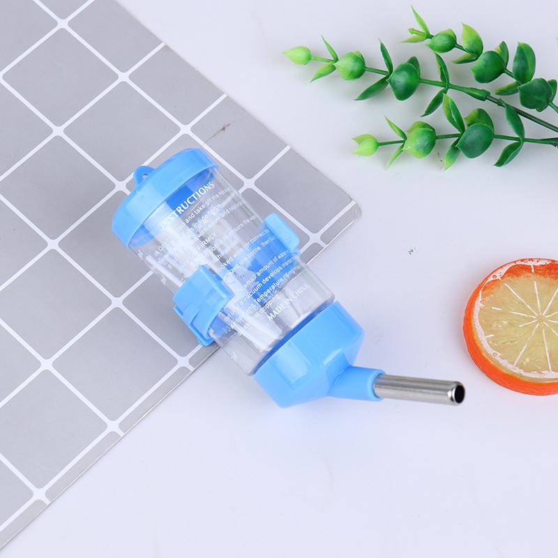 Plastic Hamster Drinker Water Bottle Dispenser Feeder Hanging Fountain