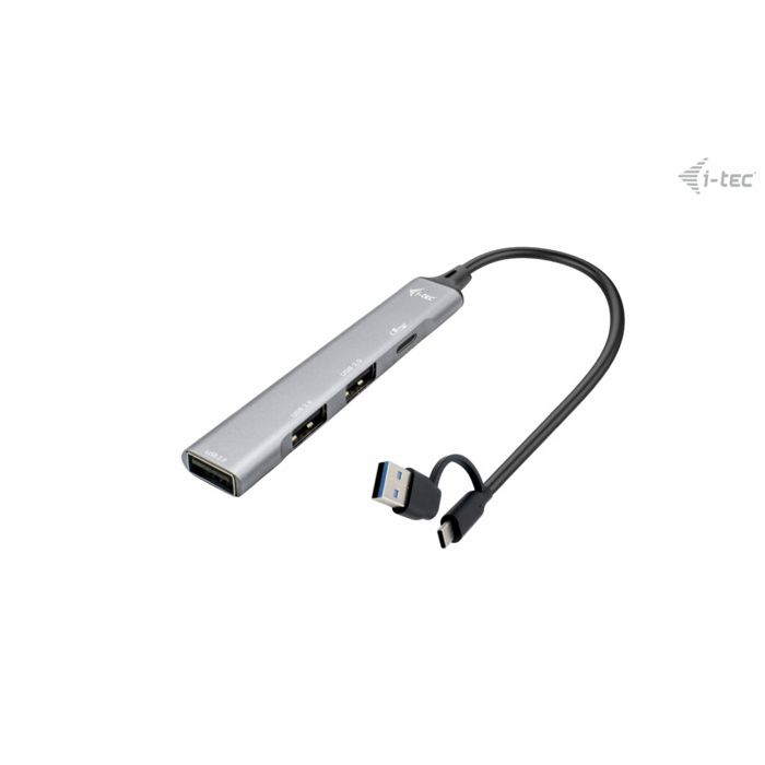 I-TEC HUB Métal USB-A/USB-C US