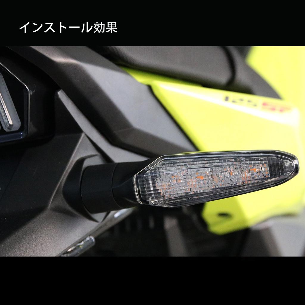 Motorcycle Universal Large Glow LED Waterproof Turn Signal Light for Yamaha MT-07/MT-09/XJR1300 Honda CB919