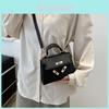 Retro Lässige Elegante Handtasche Damen 2024 Neue Koreanische Version Pendler Kleine Quadratische Tasche Mode Einzelne Umhängetasche