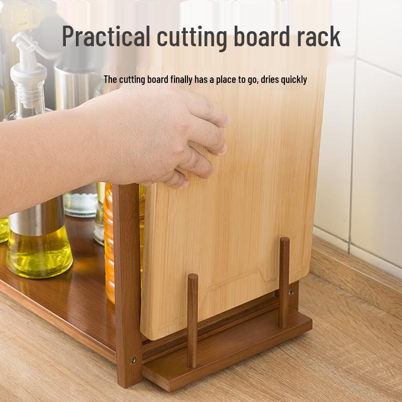 Tiered Kitchen Countertop Spice and Utensil Organizer Shelf