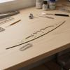 Wood Deck with Anchor Chain Self Realistic for Hobbyists
