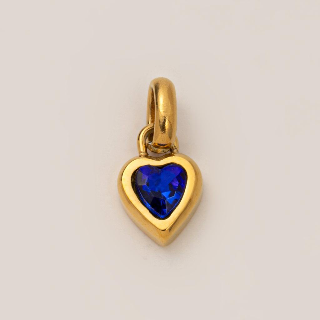Titanium Steel Love Twelve Birthstone Diy Pendant Pendant Letter Name Family Gift Peach Heart Accessories Pendant