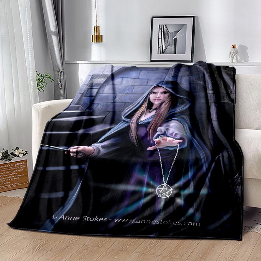 Gothic Style Blanket Soft & Cozy Perfect for Seaside Office Chair Couch for All Occasions Warmthful Decor Suitable for Gifting Relatives and Friends
