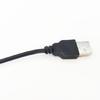 1000MA USB To 12V DC3.5x1.35 Elbow Charging Cord For Portable Fan LED Lamp Home Routers 35cm 1Pc