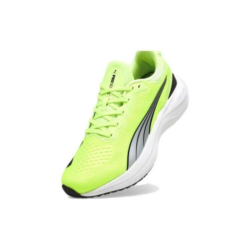 PUMA SCEND PRO Engineered Cushioned Breathable Light Mid Top Running Shoes Unisex Emerald-Silver-Puma White 378777-05