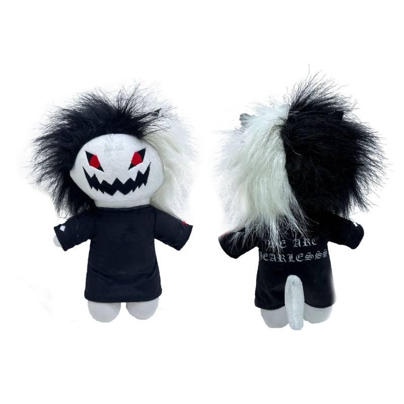 Zxc Cat Plush Halloween Black And White Grinning Cat Stuffed Toy 27cm/10.62in Height