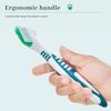 1Pcs Denture Brush Toothbrush Dual Delicate Heads Teeth Braces Oral Cleaning for Men or Women Deticated Brush Brighting Friendly
